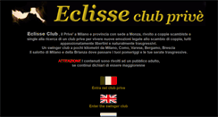 Desktop Screenshot of eclisseclubprive.com